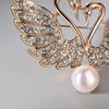 image:imageGifts for Wife Anniversary Brooch for Women Pearl Brooch Real AAA Quality Handpicked Nature Pearls and D Color Moissanite  Gifts for Mom Girlfriend Her NO11137