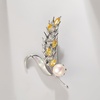 image:imageGifts for Wife Anniversary Brooch for Women Pearl Brooch Real AAA Quality Handpicked Nature Pearls and D Color Moissanite  Gifts for Mom Girlfriend Her NO11153