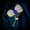 image:imageGifts for Wife Anniversary Brooch for Women Pearl Brooch Real AAA Quality Handpicked Nature Pearls and D Color Moissanite  Gifts for Mom Girlfriend Her NO11171
