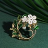 image:imageGifts for Wife Anniversary Brooch for Women Pearl Brooch Real AAA Quality Handpicked Nature Pearls and D Color Moissanite  Gifts for Mom Girlfriend Her NO11209
