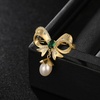 image:imageGifts for Wife Anniversary Brooch for Women Pearl Brooch Real AAA Quality Handpicked Nature Pearls and D Color Moissanite  Gifts for Mom Girlfriend Her NO11148