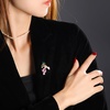 image:imageGifts for Wife Anniversary Brooch for Women Pearl Brooch Real AAA Quality Handpicked Nature Pearls and D Color Moissanite  Gifts for Mom Girlfriend Her NO11193