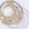 image:imageGifts for Wife Anniversary Brooch for Women Pearl Brooch Real AAA Quality Handpicked Nature Pearls and D Color Moissanite  Gifts for Mom Girlfriend Her NO11138