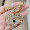image:imageGifts for Wife Anniversary Brooch for Women Pearl Brooch Real AAA Quality Handpicked Nature Pearls and D Color Moissanite  Gifts for Mom Girlfriend Her NO11182