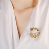 image:imageGifts for Wife Anniversary Brooch for Women Pearl Brooch Real AAA Quality Handpicked Nature Pearls and D Color Moissanite  Gifts for Mom Girlfriend Her NO11151