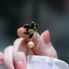 image:imageGifts for Wife Anniversary Brooch for Women Pearl Brooch Real AAA Quality Handpicked Nature Pearls and D Color Moissanite  Gifts for Mom Girlfriend Her NO11149