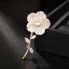 image:imageGifts for Wife Anniversary Brooch for Women Pearl Brooch Real AAA Quality Handpicked Nature Pearls and D Color Moissanite  Gifts for Mom Girlfriend Her NO11195