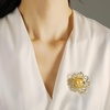 image:imageGifts for Wife Anniversary Brooch for Women Pearl Brooch Real AAA Quality Handpicked Nature Pearls and D Color Moissanite  Gifts for Mom Girlfriend Her NO11163