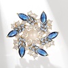 image:imageGifts for Wife Anniversary Brooch for Women Pearl Brooch Real AAA Quality Handpicked Nature Pearls and D Color Moissanite  Gifts for Mom Girlfriend Her NO11140