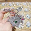image:imageGifts for Wife Anniversary Brooch for Women Pearl Brooch Real AAA Quality Handpicked Nature Pearls and D Color Moissanite  Gifts for Mom Girlfriend Her NO11182