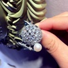 image:imageGifts for Wife Anniversary Brooch for Women Pearl Brooch Real AAA Quality Handpicked Nature Pearls and D Color Moissanite  Gifts for Mom Girlfriend Her NO11206
