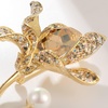 image:imageGifts for Wife Anniversary Brooch for Women Pearl Brooch Real AAA Quality Handpicked Nature Pearls and D Color Moissanite  Gifts for Mom Girlfriend Her NO11142
