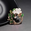 image:imageGifts for Wife Anniversary Brooch for Women Pearl Brooch Real AAA Quality Handpicked Nature Pearls and D Color Moissanite  Gifts for Mom Girlfriend Her NO11209