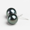 image:imageGifts for women Wife Anniversary Tahitian Black Pearls Earring Tahitian Black PearlNecklace