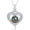 image:imageGifts for women Wife Anniversary Tahitian Black Pearls Earring Tahitian Black PearlNecklace