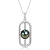 image:imageGifts for women Wife Anniversary Tahitian Black Pearls Earring Tahitian black pearl necklace