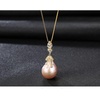 image:imageNONNYL Baroque Pearl Necklace Genuine Freshwater Cultured 1112mm Pearl Pendant Necklaces Sterling Silver for Women Fine Jewelry Gifts for Women Wife Girlfriend Mother