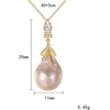 image:imageNONNYL Baroque Pearl Necklace Genuine Freshwater Cultured 1112mm Pearl Pendant Necklaces Sterling Silver for Women Fine Jewelry Gifts for Women Wife Girlfriend Mother