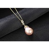 image:imageNONNYL Baroque Pearl Necklace Genuine Freshwater Cultured 1112mm Pearl Pendant Necklaces Sterling Silver for Women Fine Jewelry Gifts for Women Wife Girlfriend Mother
