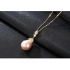 image:imageNONNYL Baroque Pearl Necklace Genuine Freshwater Cultured 1112mm Pearl Pendant Necklaces Sterling Silver for Women Fine Jewelry Gifts for Women Wife Girlfriend Mother