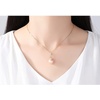 image:imageNONNYL Baroque Pearl Necklace Genuine Freshwater Cultured 1112mm Pearl Pendant Necklaces Sterling Silver for Women Fine Jewelry Gifts for Women Wife Girlfriend Mother