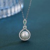 image:imageNONNYL Freshwater Cultured Pearl Necklaces for Women Jewelry  Sterling Silver White Pearls Pendant  Christmas Gifts for Wife Mom Girlfriend Anniversary Birthday Fine Jewelry Gifts for Her