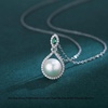 image:imageNONNYL Freshwater Cultured Pearl Necklaces for Women Jewelry  Sterling Silver White Pearls Pendant  Christmas Gifts for Wife Mom Girlfriend Anniversary Birthday Fine Jewelry Gifts for Her