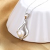 image:imageNONNYL Freshwater Cultured White Real 89mm Pearl Pendant Necklaces for Women Christmas Gifts for Wife Mom Girlfriend Anniversary Birthday Fine Jewelry Gifts for Her