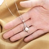 image:imageNONNYL Freshwater Cultured White Real 89mm Pearl Pendant Necklaces for Women Christmas Gifts for Wife Mom Girlfriend Anniversary Birthday Fine Jewelry Gifts for Her