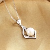 image:imageNONNYL Freshwater Cultured White Real 89mm Pearl Pendant Necklaces for Women Christmas Gifts for Wife Mom Girlfriend Anniversary Birthday Fine Jewelry Gifts for Her
