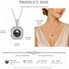 image:imageNONNYL Gift for Women Wife Natural Pearl Necklace Sterling Silver Pearl Luxury Jewelry Gift for Women Mother Wife Herblack