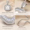 image:imageNONNYL Gift for Women Wife Natural Pearl Necklace Sterling Silver Pearl Luxury Jewelry Gift for Women Mother Wife Herwhite
