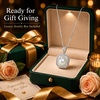 image:imageNONNYL Gift for Women Wife Natural Pearl Necklace Sterling Silver Pearl Luxury Jewelry Gift for Women Mother Wife Herwhite