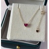 image:imageNONNYL Gifts for Wife 14k Gold Red Gem Pendant NecklacesJewelry Gifts for Wife Women Mom Girlfriend on Gifts Anniversary Birthday Mothers Day Valentines Day Gifts for Her Christmas Day Gifts