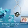 image:imageNONNYL Gifts for WomenMothers DayValentinesChristmas Day GiftWeddingBirthdaysAnniversary Wife GiftsTahitianBlackPearlNecklaceMom Girlfriend Her Fine Jewelry