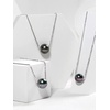image:imageNONNYL Gifts for WomenTahitianBlackPearlNecklaceGift for Wife Wedding Birthday AnniversaryMom Girlfriend Her Mothers Day Valentines Day Christmas 18K Solid WhiteYellow Gold Pendant with Adjustable Sterling Silver Chainsilver color