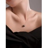 image:imageNONNYL Gifts for WomenTahitianBlackPearlNecklaceGift for Wife Wedding Birthday AnniversaryMom Girlfriend Her Mothers Day Valentines Day Christmas 18K Solid WhiteYellow Gold Pendant with Adjustable Sterling Silver Chaingold color