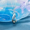 image:imageNONNYL Mothers Day Gifts for MomWomenWifeGrandmaGift AnniversaryTahitian Black Pearl Necklace Wedding Couples Birthday Christmas Day Valentines Gifts Fine JewelryBlack pearl necklace