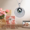 image:imageNONNYL Mothers Day Gifts for Women Wife Grandma Wedding AnniversaryTahitian Black Pearl NecklaceValentines Wedding Couples Birthday Christmas Day Gifts Her Jewelry