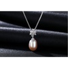 image:imageNONNYL Pearl Necklace Genuine Freshwater Cultured 910mm Pearl Pendant Necklaces Sterling Silver for Women Fine Jewelry Gifts for Women Wife Girlfriend Mother