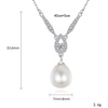 image:imageNONNYL Pearl Necklace Genuine Freshwater Cultured 910mm Pearl Pendant Necklaces Sterling Silver for Women Fine Jewelry Gifts for Women Wife Mother