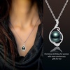 image:imageNONNYL Real Tahitian Black Pearl Pendant Necklaces for Women amp 105mm Round 18K Gold Plated 925 Sterling Silver  Fine Jewelry Gifts for Women Wife Mom Daughter