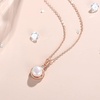image:imageNONNYL Sterling Silver Freshwater Cultured Pearl Pendant Necklaces for Women Jewelry White Pearls  Christmas Gifts for Wife Mom Girlfriend Anniversary Birthday Fine Jewelry Gifts for Her