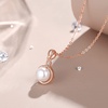 image:imageNONNYL Sterling Silver Freshwater Cultured Pearl Pendant Necklaces for Women Jewelry White Pearls  Christmas Gifts for Wife Mom Girlfriend Anniversary Birthday Fine Jewelry Gifts for Her