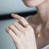 image:imageNONNYL Sterling Silver Rings for Women Jewelry  S925 Sterling Silver Genuine Plated 9K Gold Blue Opal Ring Gifts for Women Girlfriend Mom Grandma Wife Her