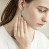 image:imageNONNYL Sterling Silver Rings for Women Jewelry  S925 Sterling Silver with Genuine Plated 10K Gold Tianhe Stone Ring Gifts for Women Girlfriend Mom Grandma Wife Her