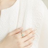 image:imageNONNYL Sterling Silver Rings for Women Jewelry  S925 Sterling Silver with Genuine Plated 10K Gold Tianhe Stone Ring Gifts for Women Girlfriend Mom Grandma Wife Her
