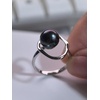 image:imageNONNYL Tahitian Black Pearl Rings  Fine Jewelry for Wife Mom or Her Perfect for Wedding Birthday Anniversary Mothers Day Christmas Valentines Day Gifts