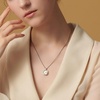 image:imageNONNYL White Pearl Shell Necklace for Women  Pendant Necklaces in S925 Sterling Silver Plated 10K Gold Gifts for Women Girlfriend Wife Her