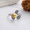 image:imageNONNYL Wife Jewelry Gifts  Genuine South Sea Golden Pearl Jewelry Rings for Women Birthday Jewelry for Girlfriend Valentines Day for Wife Mothers Day for Mom Grandma NO33265